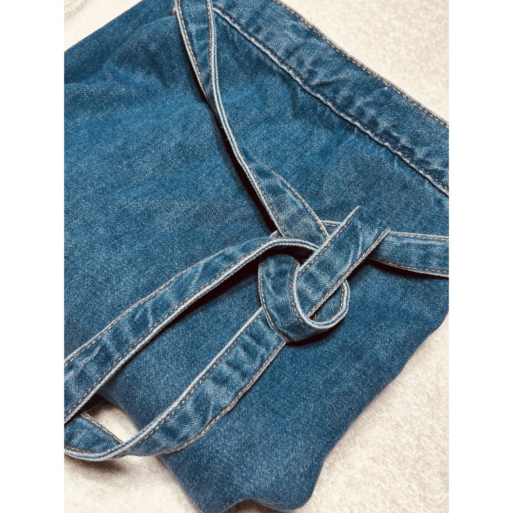 Gap 1969 Jean Women's Denim Wrap Skirt 32 Regular Button Closure MSRP $59.95
